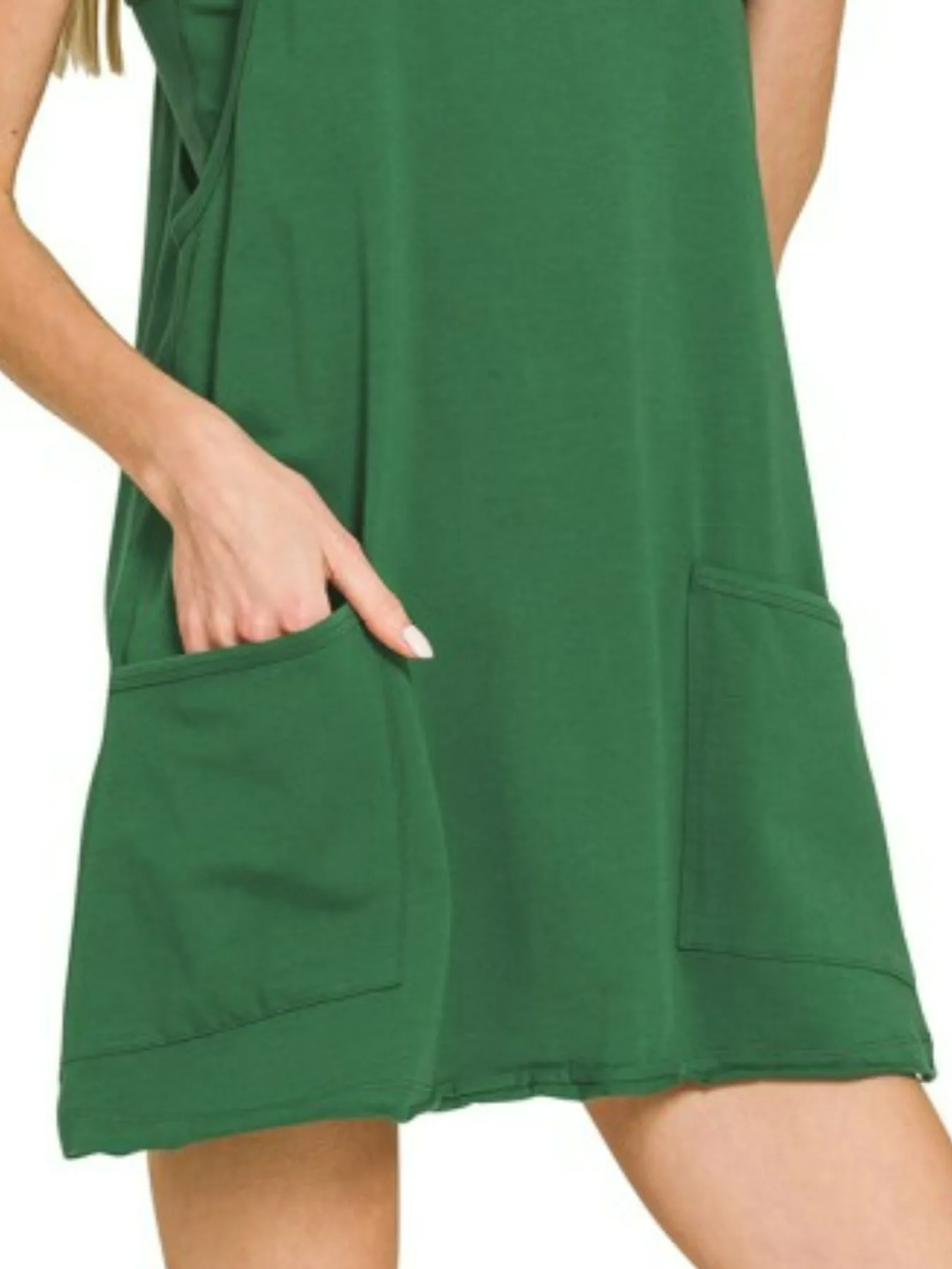 Zenana Cami Mini Dress with Built-in Romper Liner - Image 2