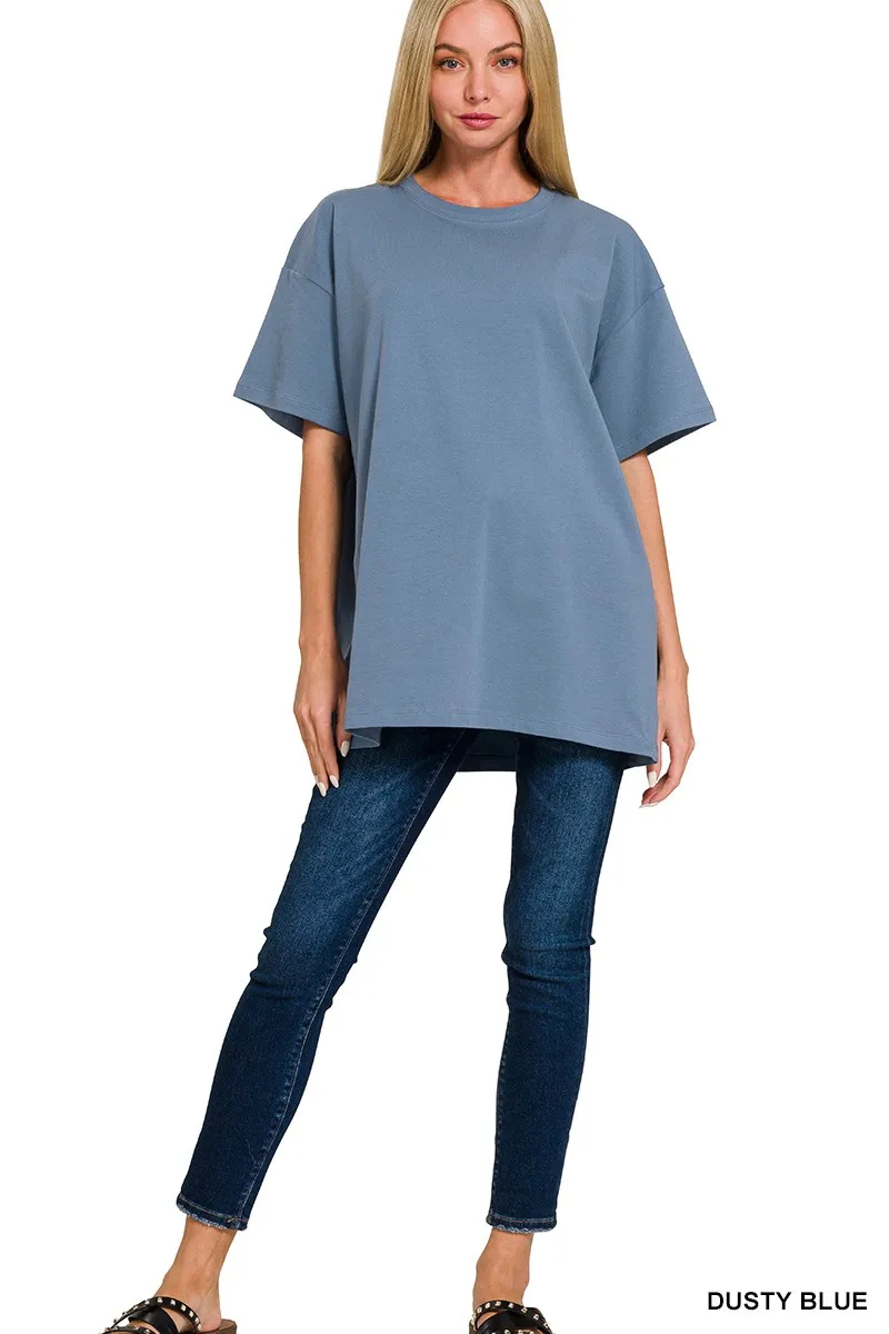 Zenana Cotton Round Neck Top & Legging Set - Image 4