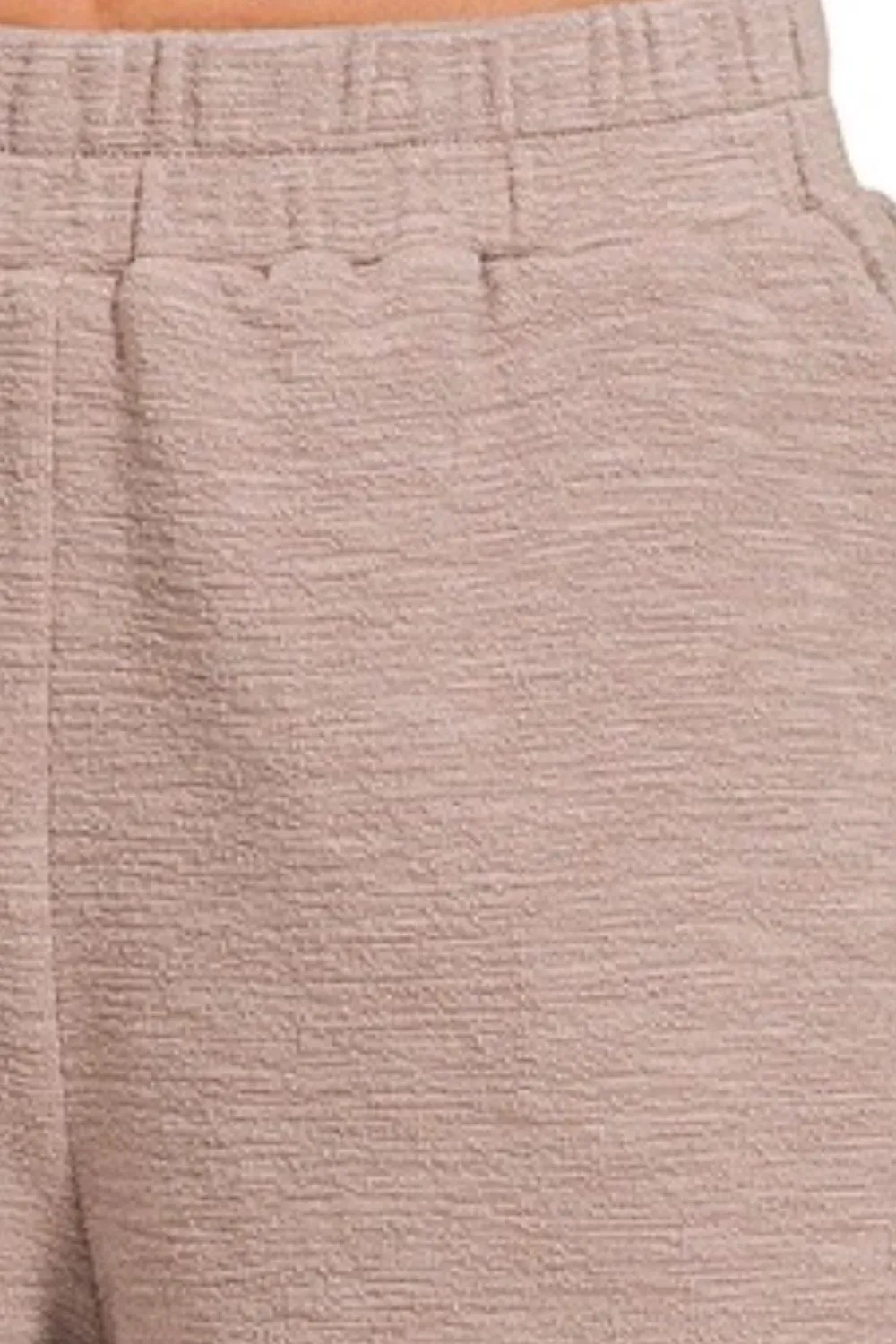 Zenana Cotton Slub Shorts - Image 3