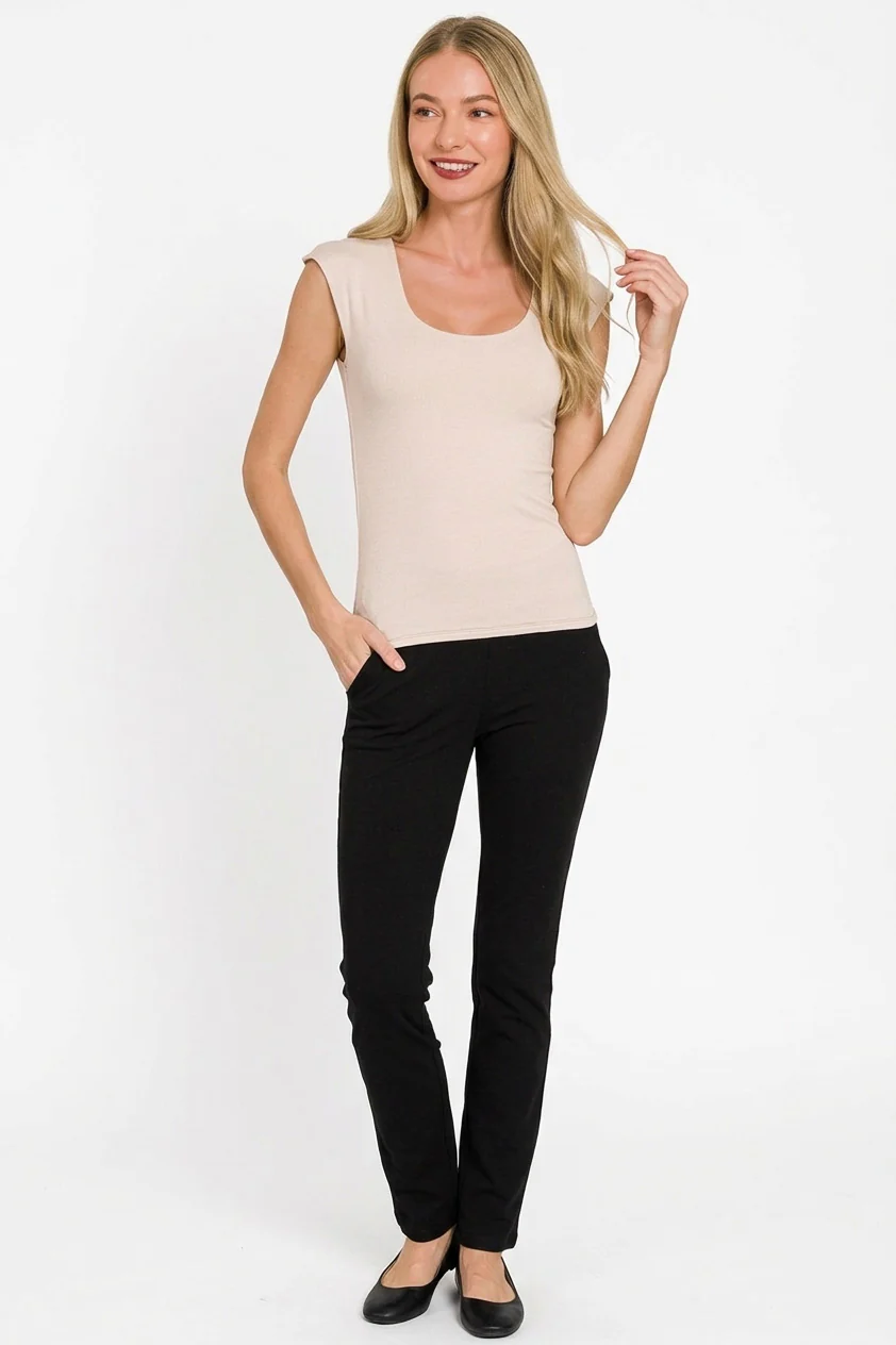 Zenana Double Layered Sleeveless Top - Image 3