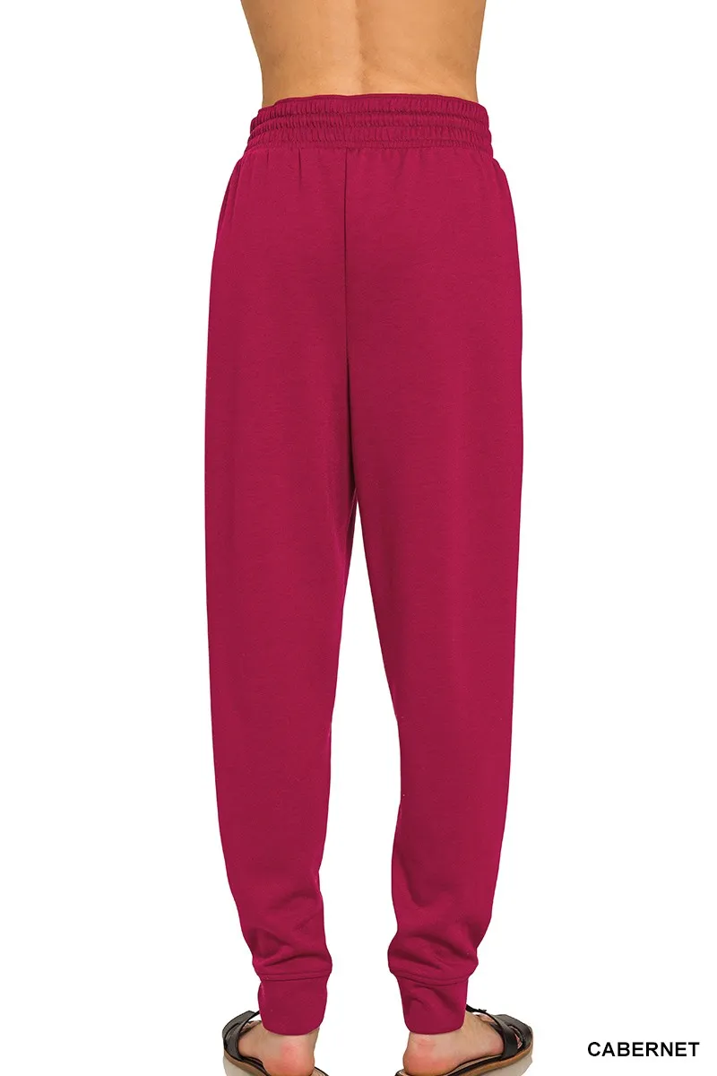 Zenana Drawstring Scuba Sweatpants with Pockets - Image 2