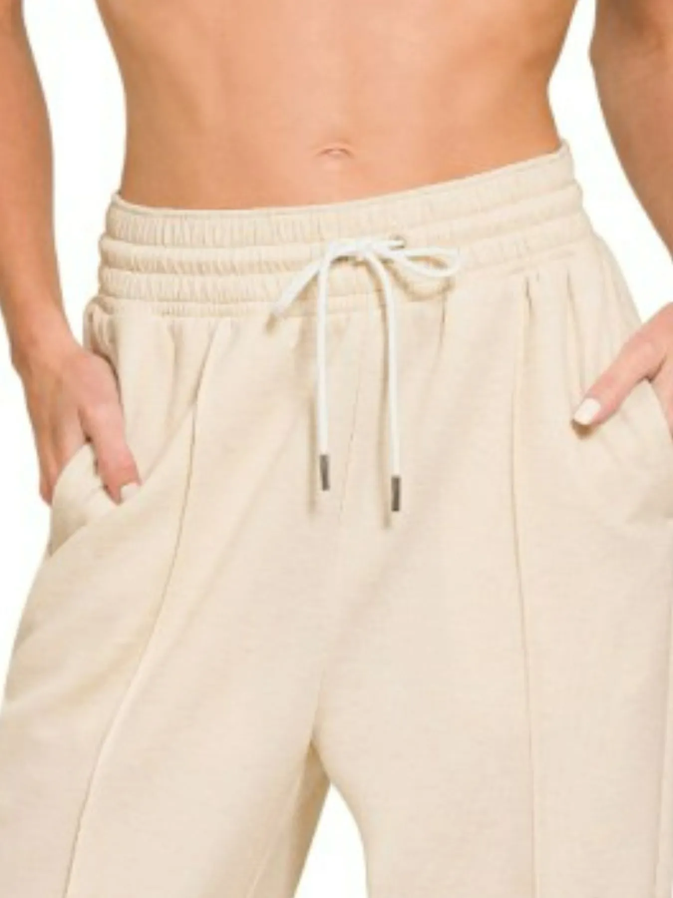 Zenana Drawstring Scuba Sweatpants with Pockets - Image 3
