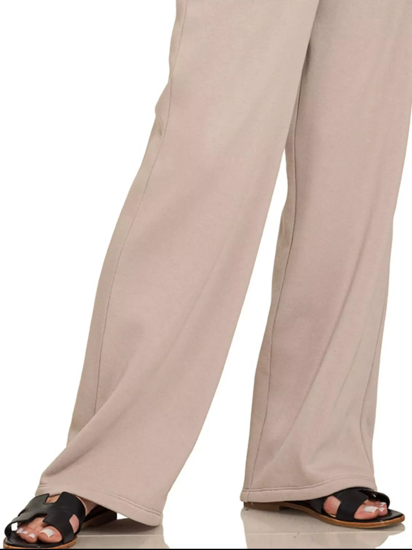 Zenana Fleece Sweatpant with Pockets - Image 3