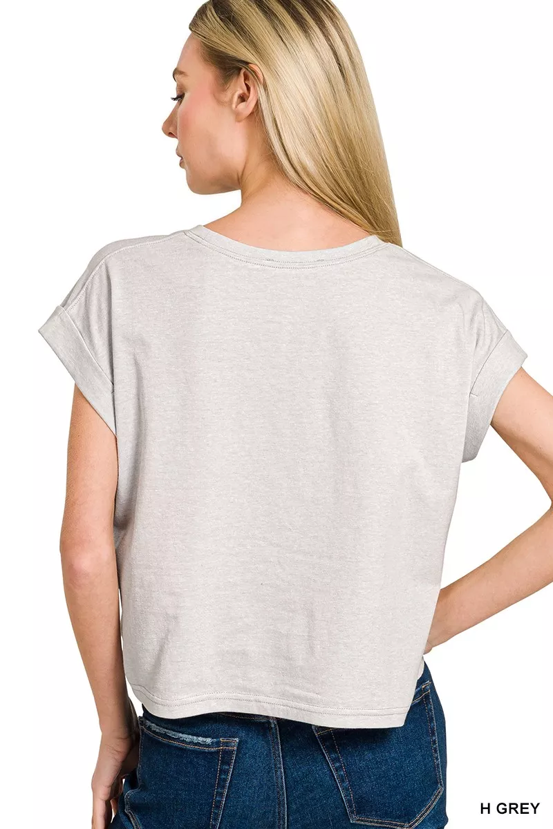 Zenana Round Neck Short Sleeve American Flag T-Shirt - Image 2