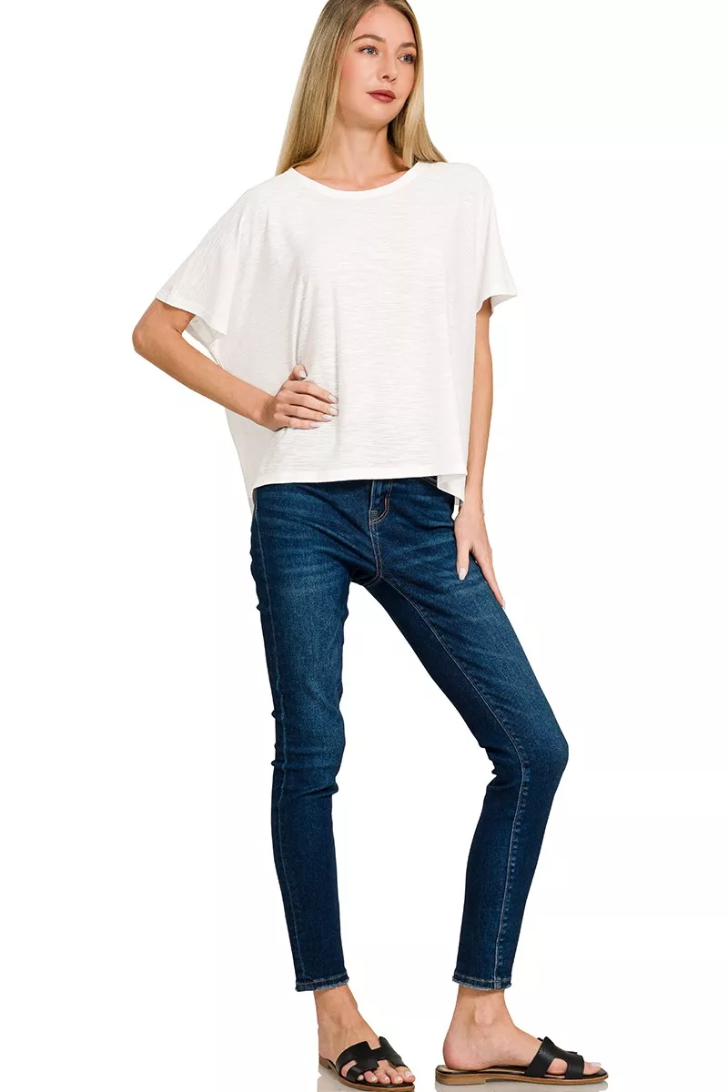 Zenana Round Neck Short Sleeve T-Shirt - Image 3