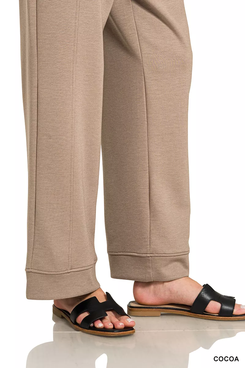 Zenana Scuba 3/4 Sleeve Pullover & Pants Set - Image 5