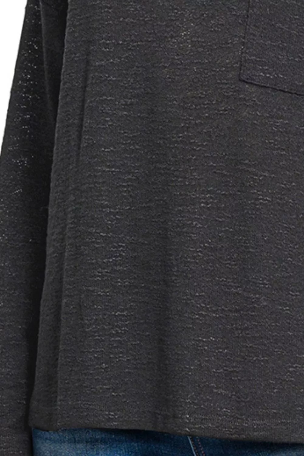 Zenana Slub Hacci Long Sleeve T-Shirt - Image 3