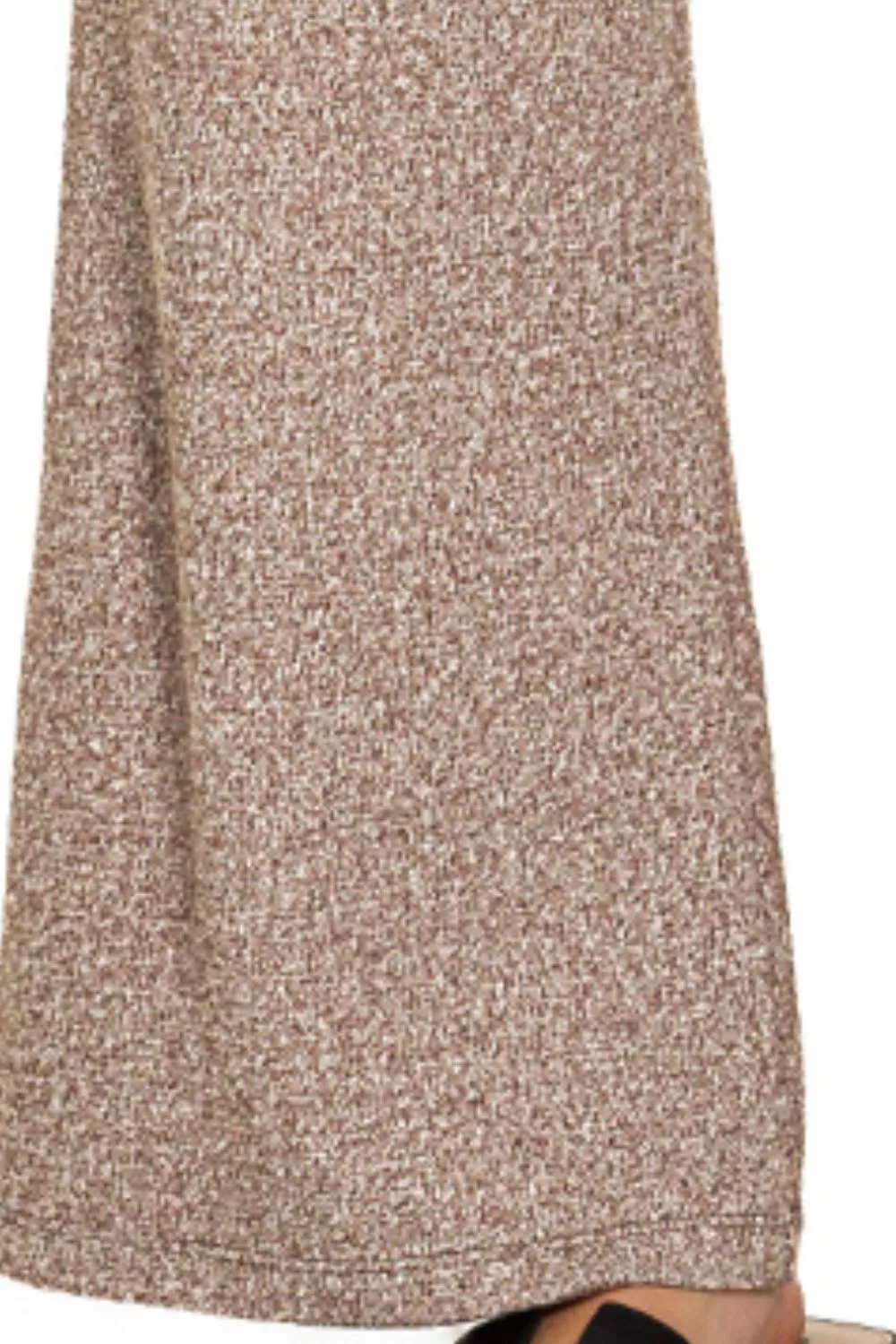 Zenana Soft Elastic Waisted Flare Pants - Image 3