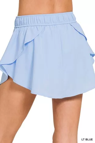 Zenana Soft Woven Active Skorts - Image 3