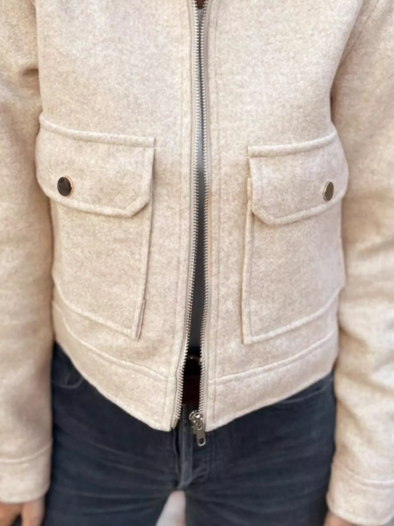 Zip Up Long Sleeve Jacket - Image 7
