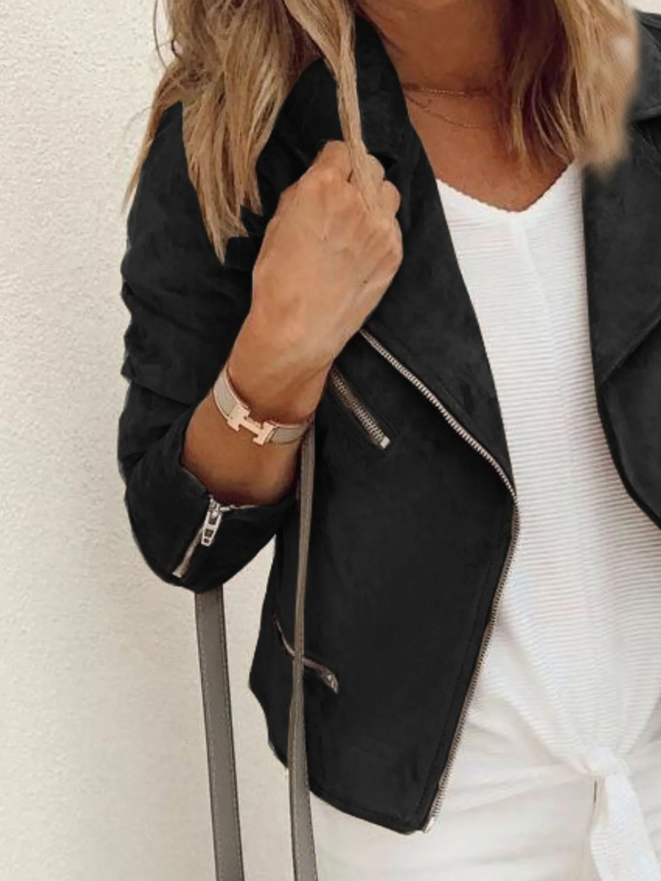 Zip Up Long Sleeve Jacket - Image 6