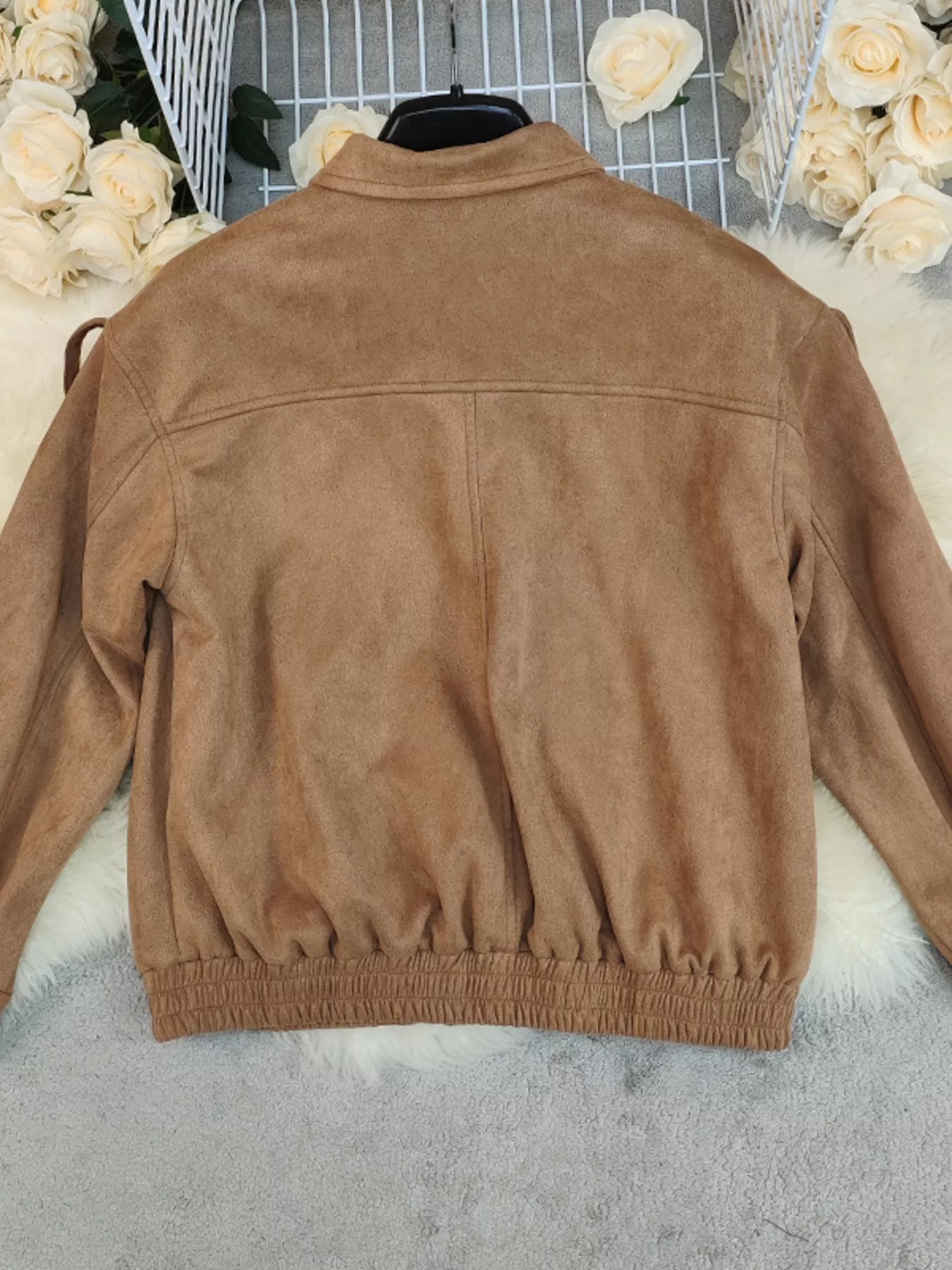 Zip Up Oversized Jacket - Image 7